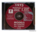 1973 Pontiac/All Shop & Body Manual  Set on CD