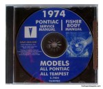 1974 Pontiac/All Shop & Body Manual  Set on CD 
