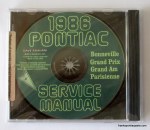 1986 Pontiac (not FB) Shop & Body Manual  Set on CD
